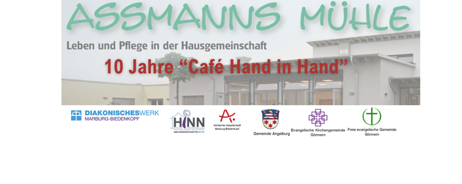 Einladung Jubiläum 10 Jahre Cafe Hand in Hand
